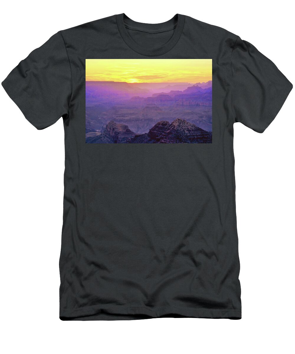 Grand Canyon T-Shirt featuring the photograph Layers of a Grand Canyon Arizona Sunset by Chance Kafka