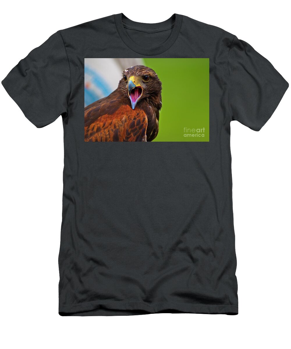 Tarqui T-Shirt featuring the photograph Learning To Hunt Again II by Al Bourassa