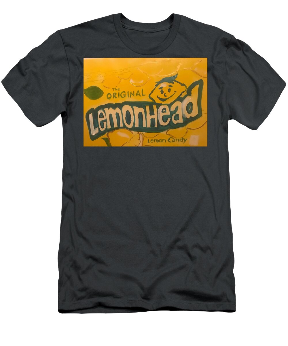 T-Shirt featuring the painting Lemon by Angie ONeal