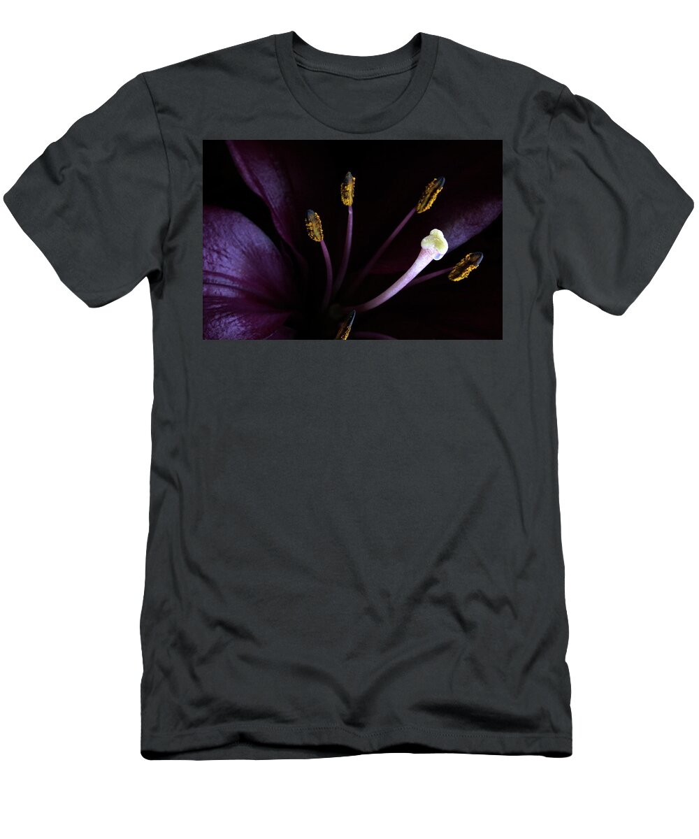 Botanica T-Shirt featuring the photograph Lily 3684 by Julie Powell