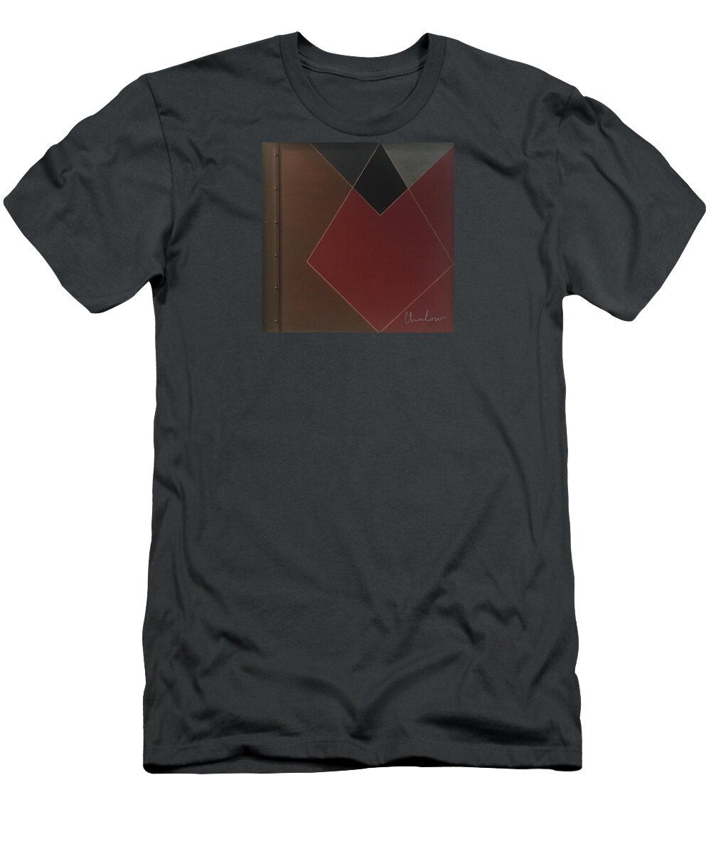  T-Shirt featuring the painting Line After Line by Charles Young