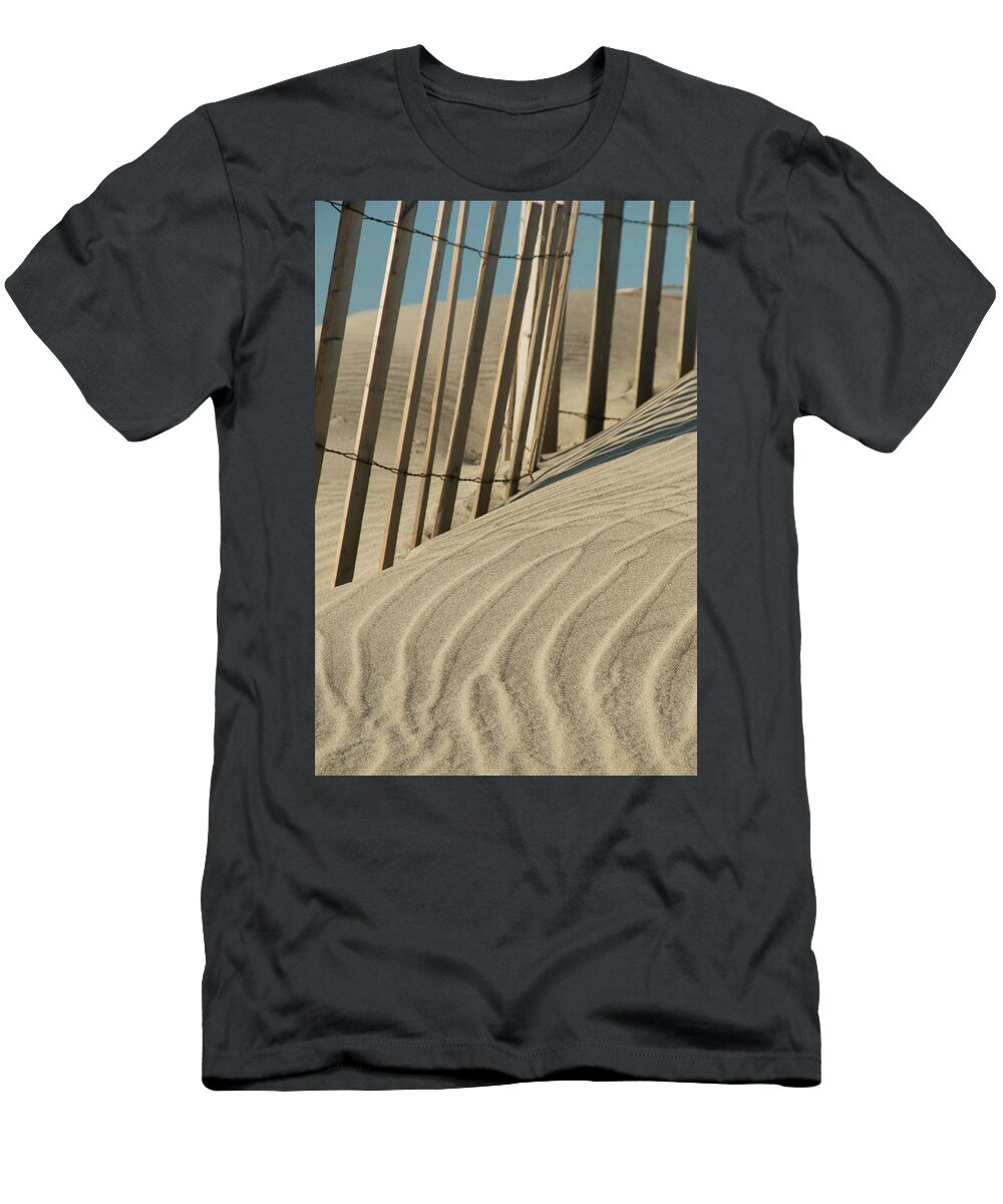 Lines T-Shirt featuring the photograph Lines in the Sand by Melissa Southern