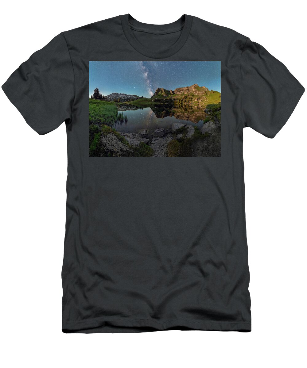 Mountains T-Shirt featuring the photograph Linger Longer by Ralf Rohner