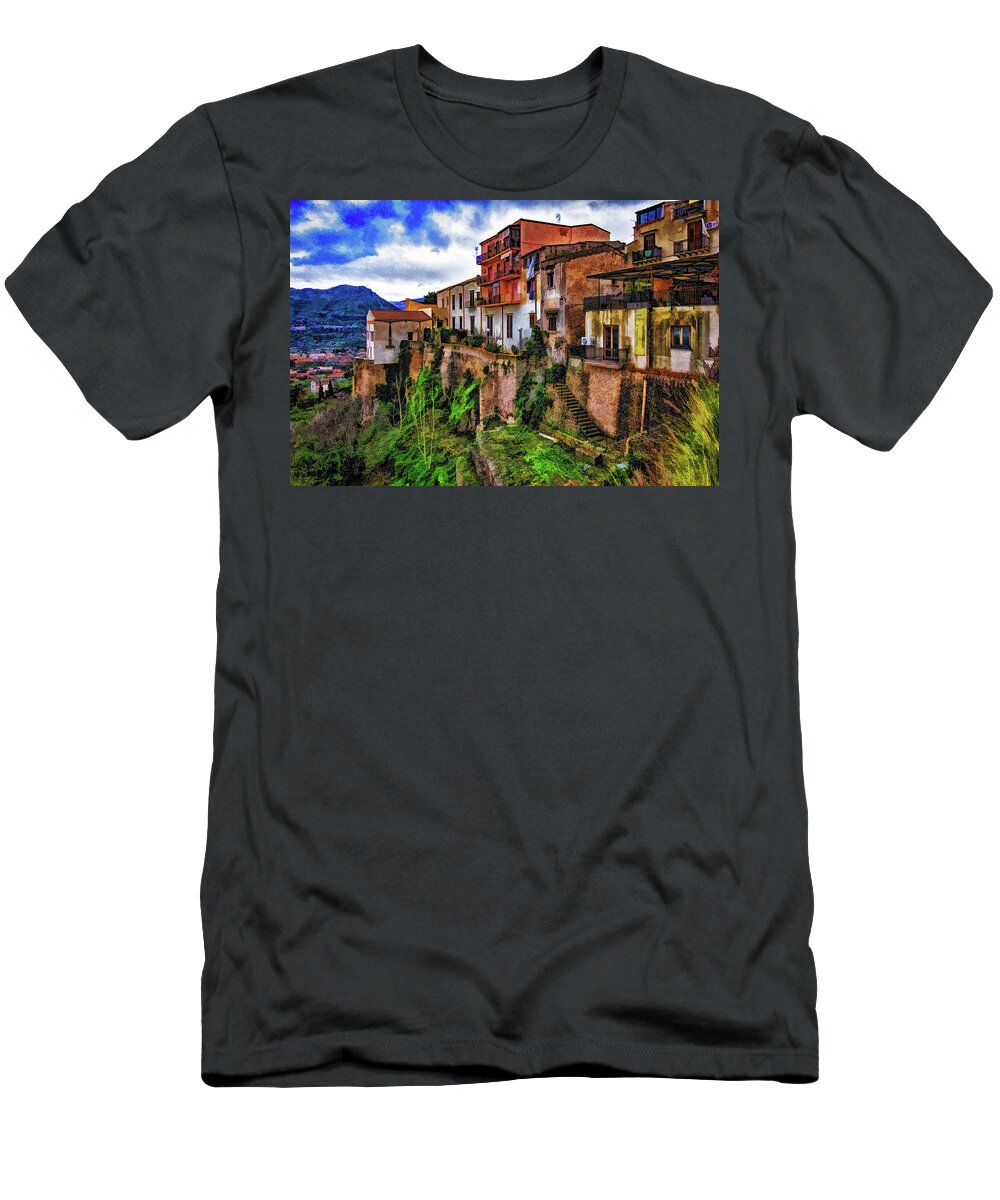 2019 T-Shirt featuring the photograph Living on the Edge by Monroe Payne