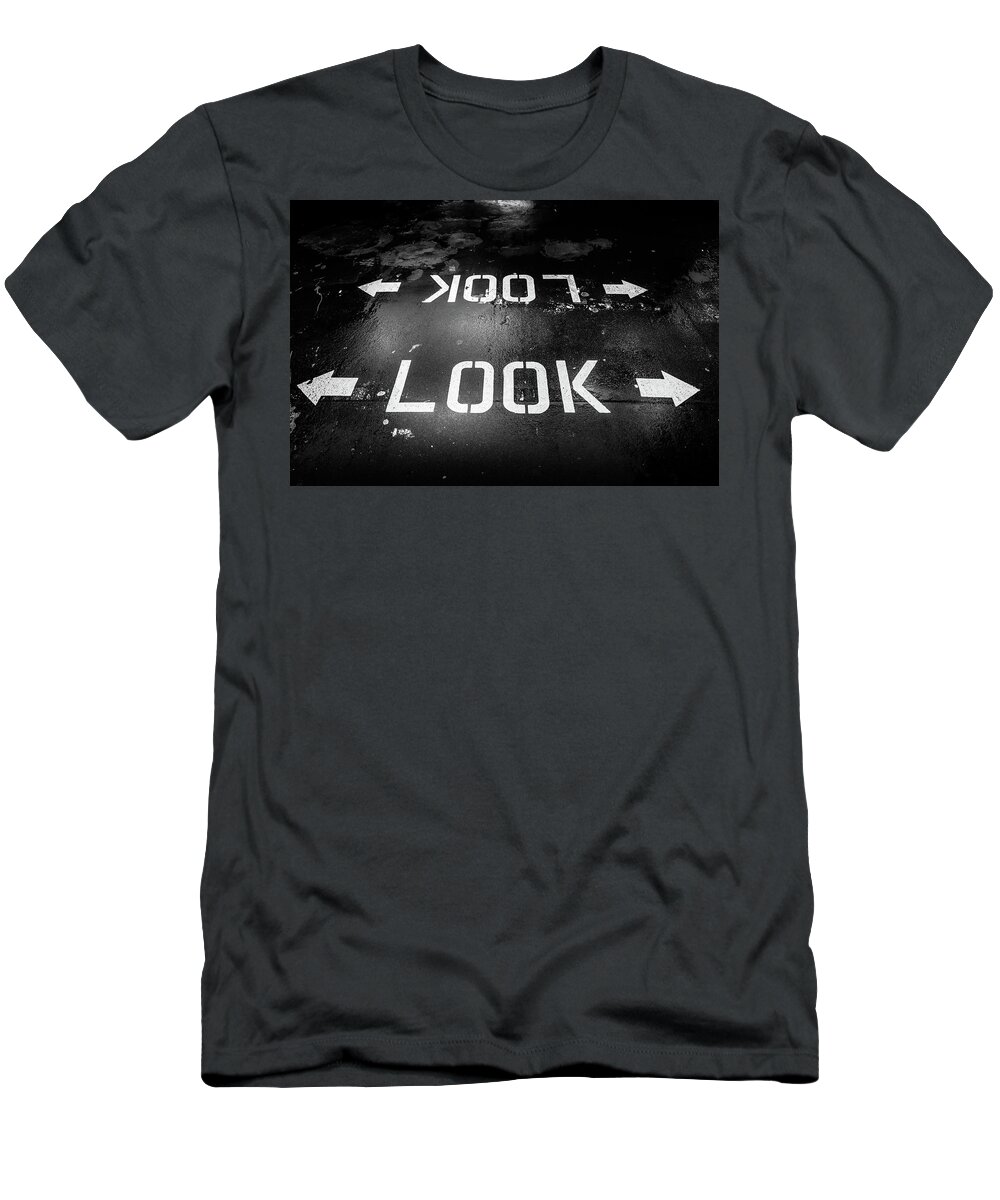 Photography T-Shirt featuring the photograph Look by Irene Moriarty