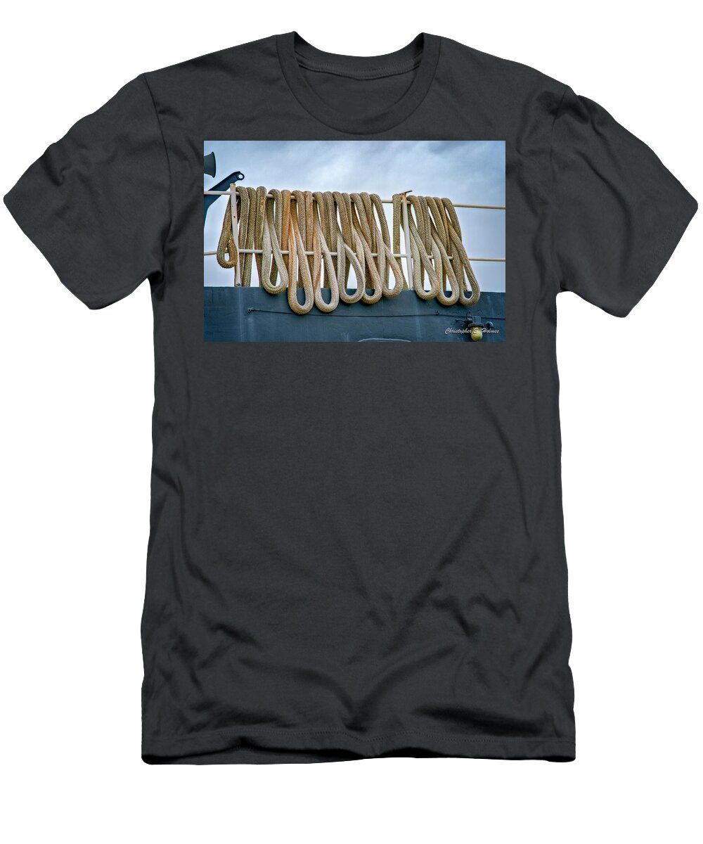 Ship T-Shirt featuring the photograph Looped by Christopher Holmes