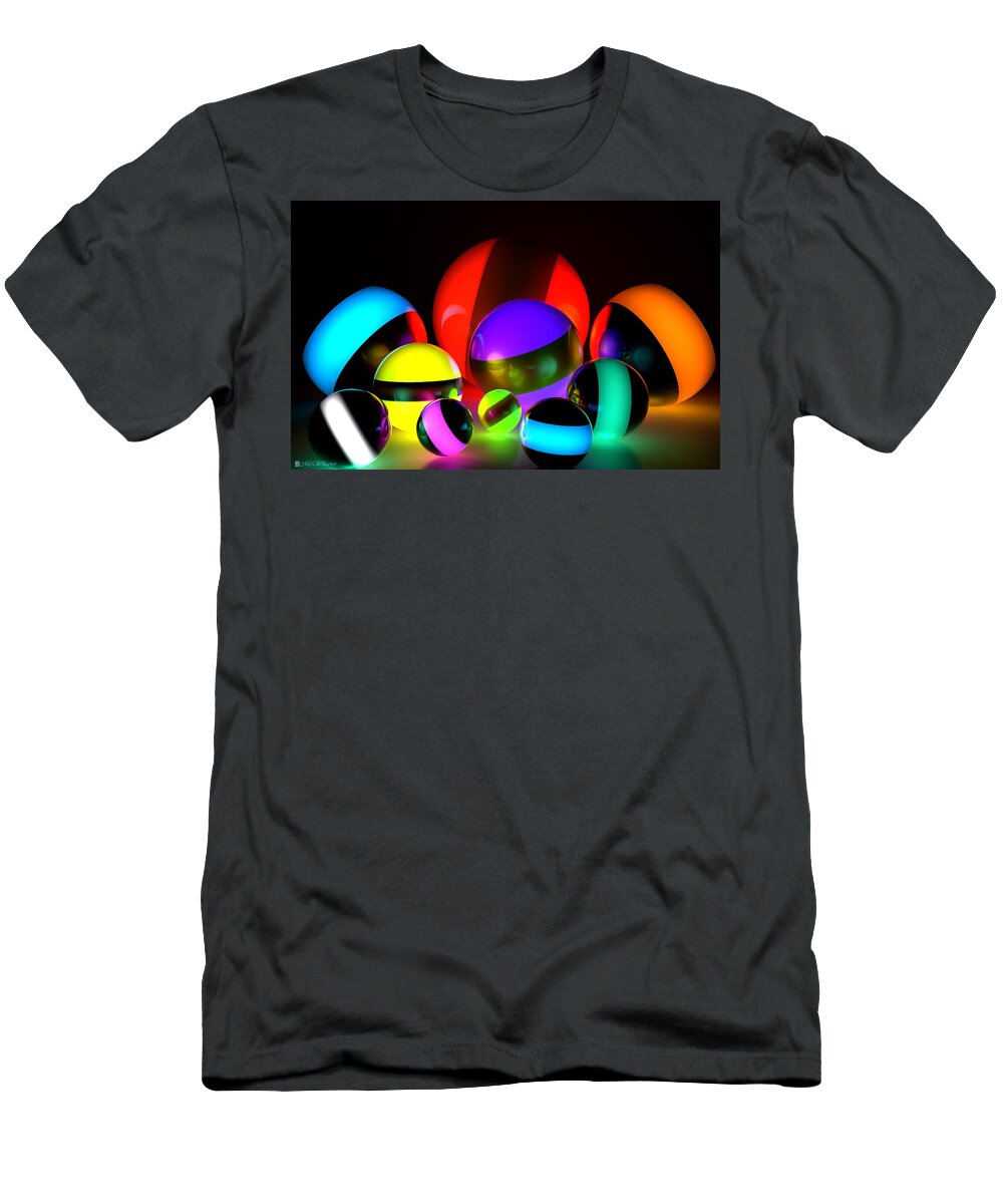 3d T-Shirt featuring the painting Luminance by Williem McWhorter