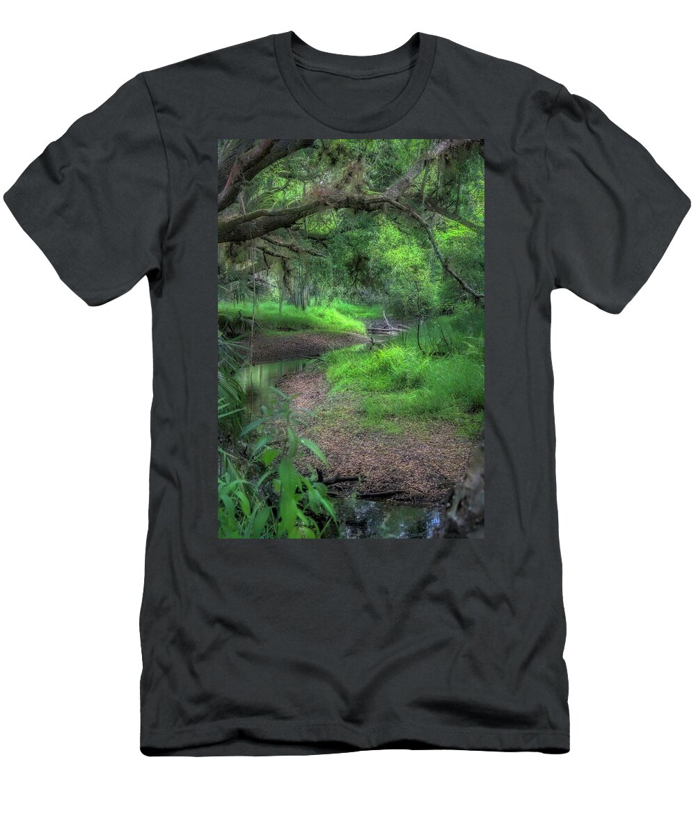 Parks T-Shirt featuring the photograph Magical Green by Alison Belsan Horton