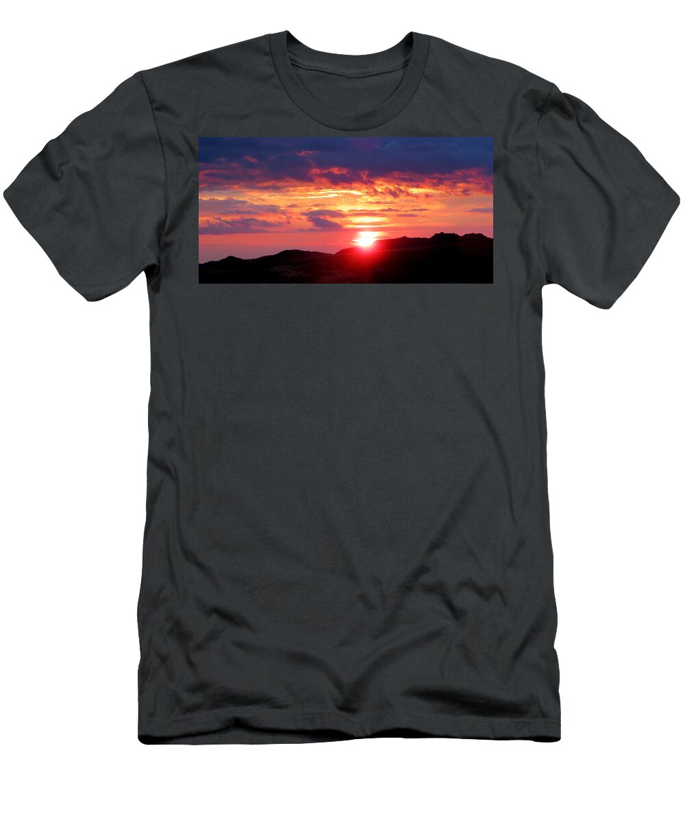 Sunset T-Shirt featuring the photograph Majestic Montana Sunset by Katie Keenan