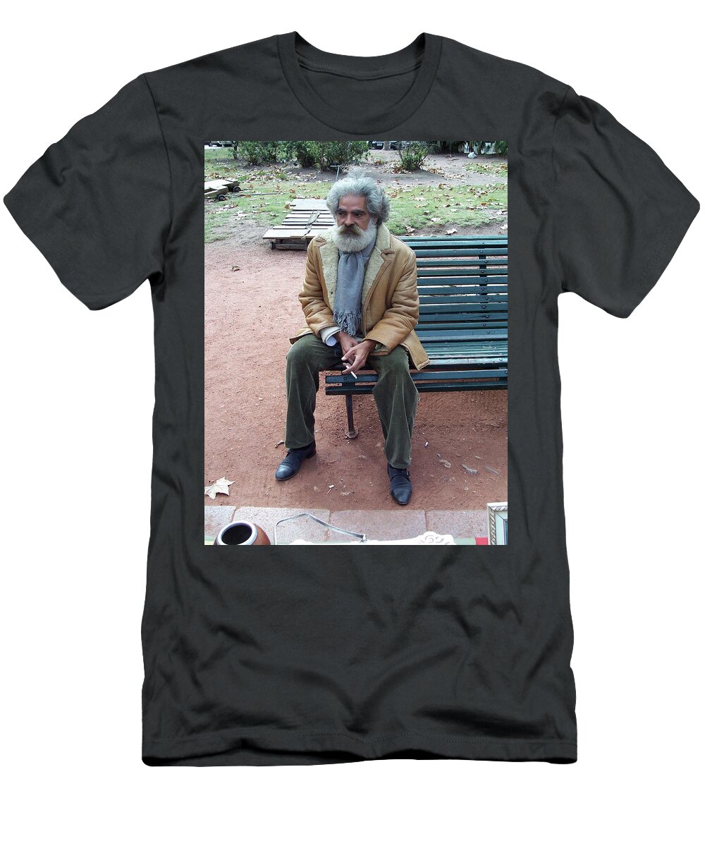 Uruguay T-Shirt featuring the photograph Man in Uruguay by Matthew Bamberg