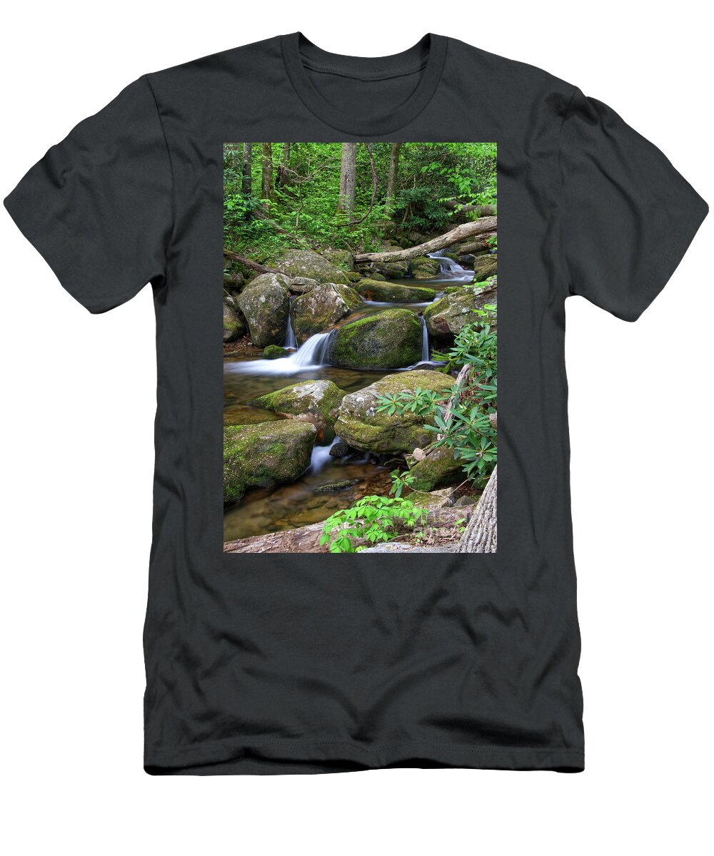 Margarette Falls T-Shirt featuring the photograph Margarette Falls 20 by Phil Perkins