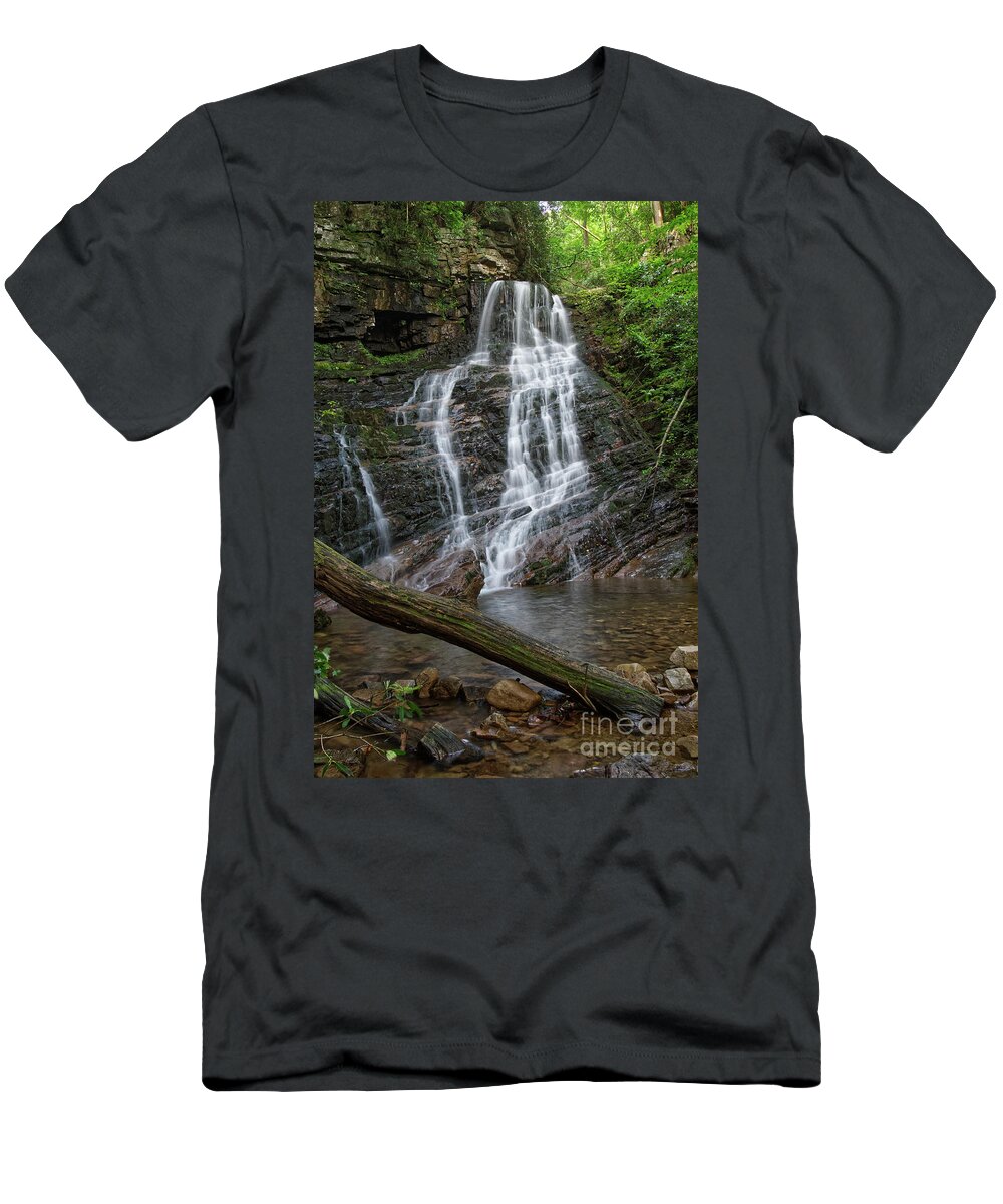 Margarette Falls T-Shirt featuring the photograph Margarette Falls 24 by Phil Perkins