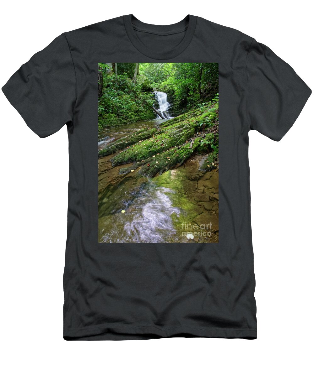 Margarette Falls T-Shirt featuring the photograph Margarette Falls 32 by Phil Perkins