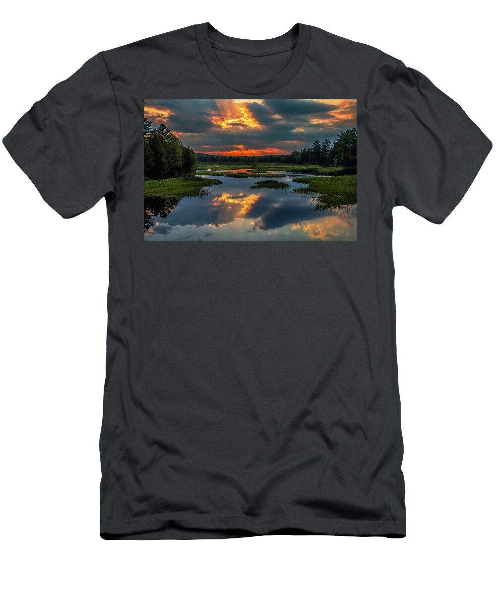 May Sunset T-Shirt featuring the photograph May Sunset by David Patterson