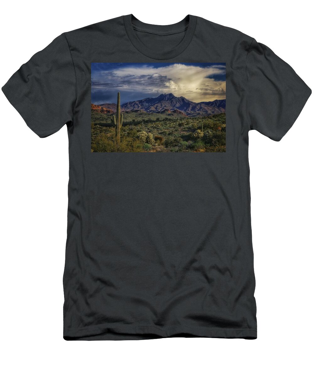 Arizona T-Shirt featuring the photograph Mazatzal Sky by Hans Brakob