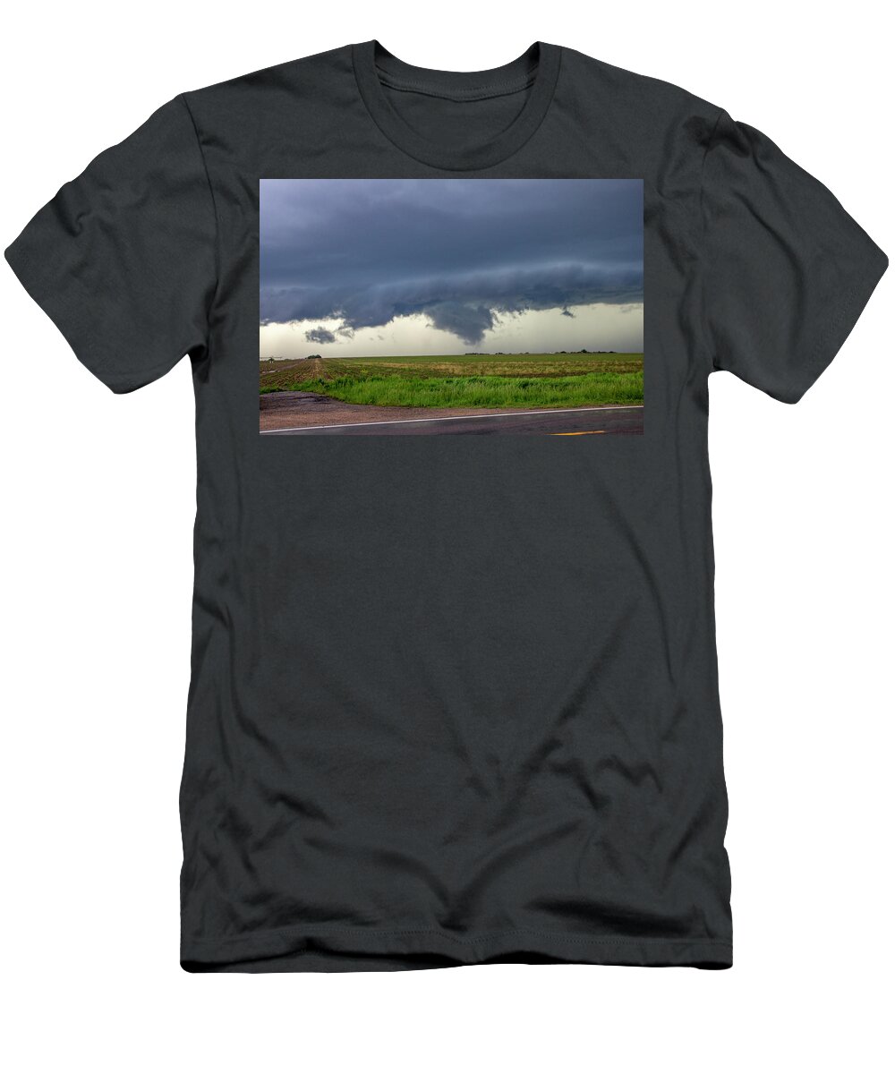 Nebraskasc T-Shirt featuring the photograph McLuvn Nebraska Thunderstorms 026 by NebraskaSC