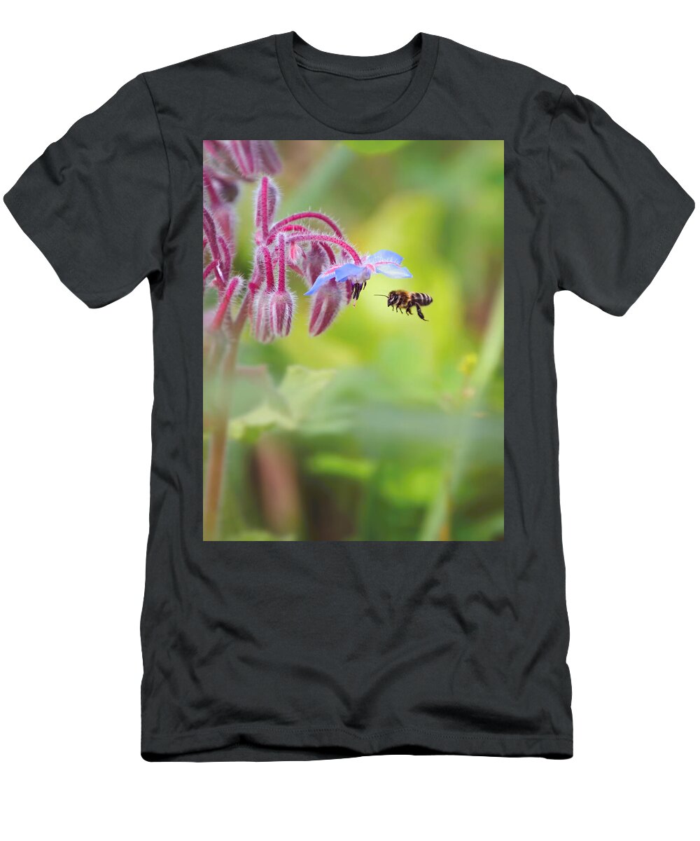 Macro T-Shirt featuring the photograph Meadow life 22 by Jaroslav Buna