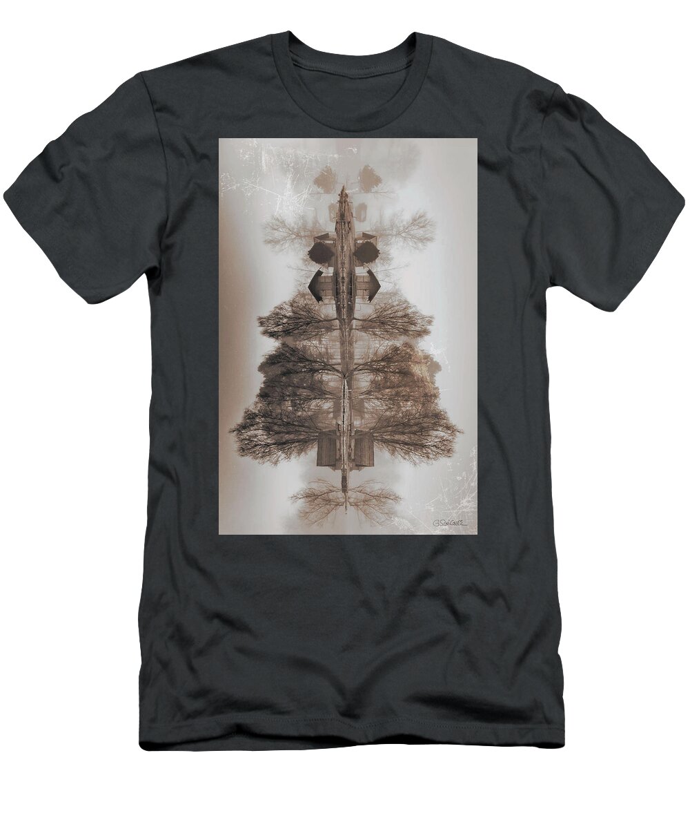 Memory T-Shirt featuring the mixed media Memory Tree by Gianni Sarcone