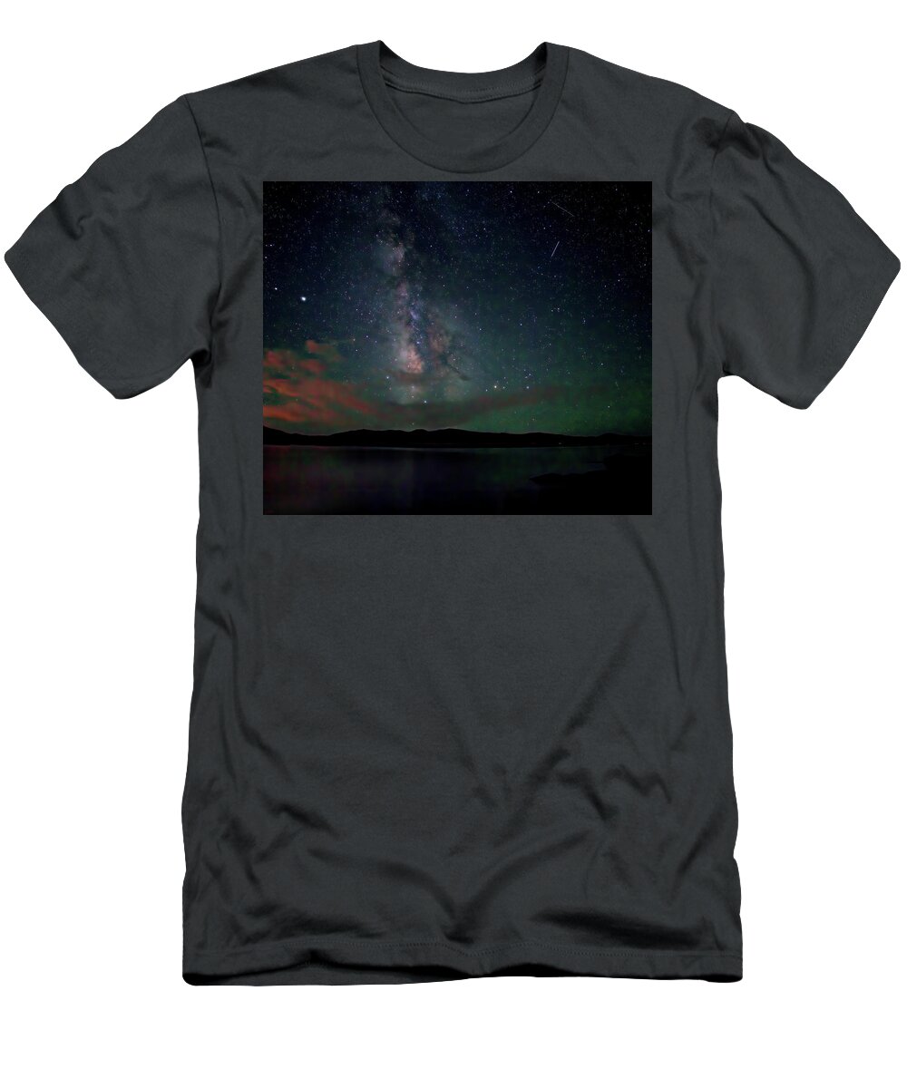 Milky Way T-Shirt featuring the photograph Milky Way Over South Park by Bob Falcone
