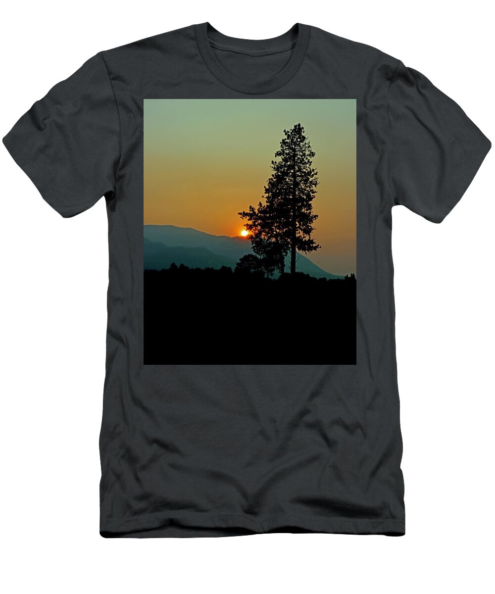 Montana T-Shirt featuring the photograph Montana Sunset by Sarah Lilja