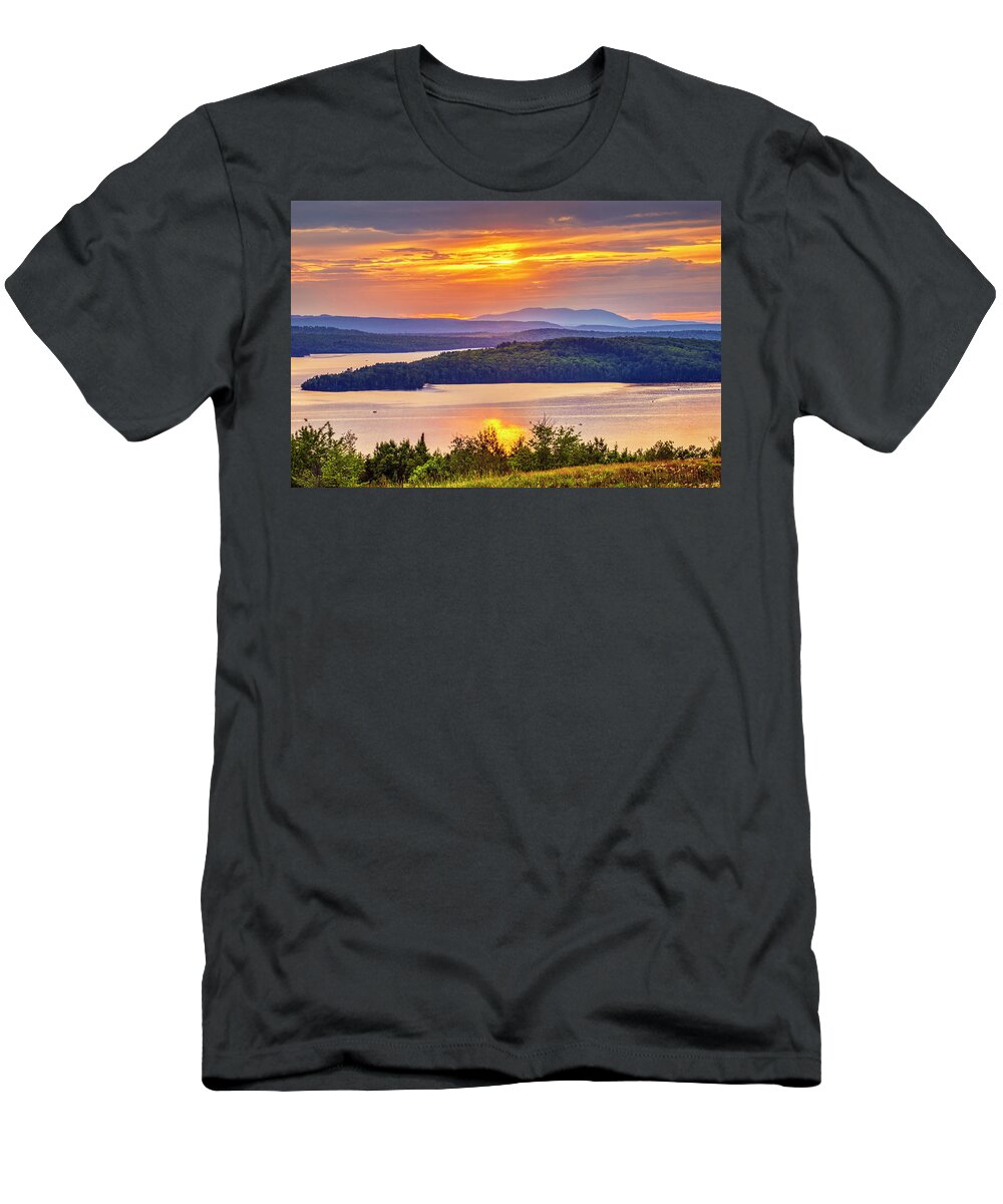 Moosehead Lake T-Shirt featuring the photograph Moosehead Lake 34a1793 by Greg Hartford
