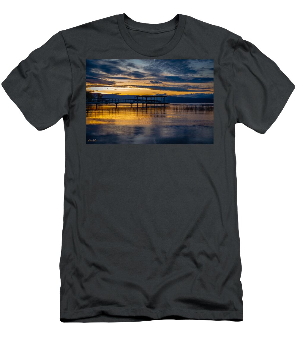 Landscape T-Shirt featuring the photograph Morning Zen by Devin Wilson