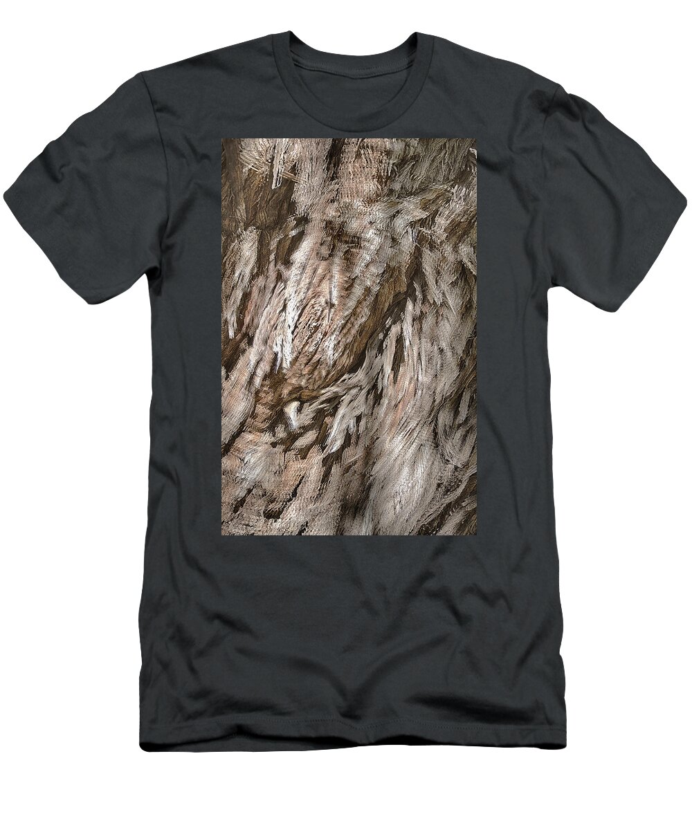 Australia T-Shirt featuring the photograph Mosman Bark 1 by Jay Heifetz