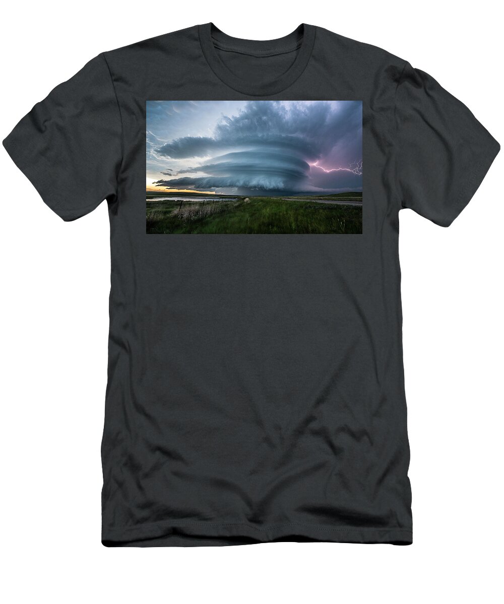 Supercell T-Shirt featuring the photograph Mothership by Marcus Hustedde