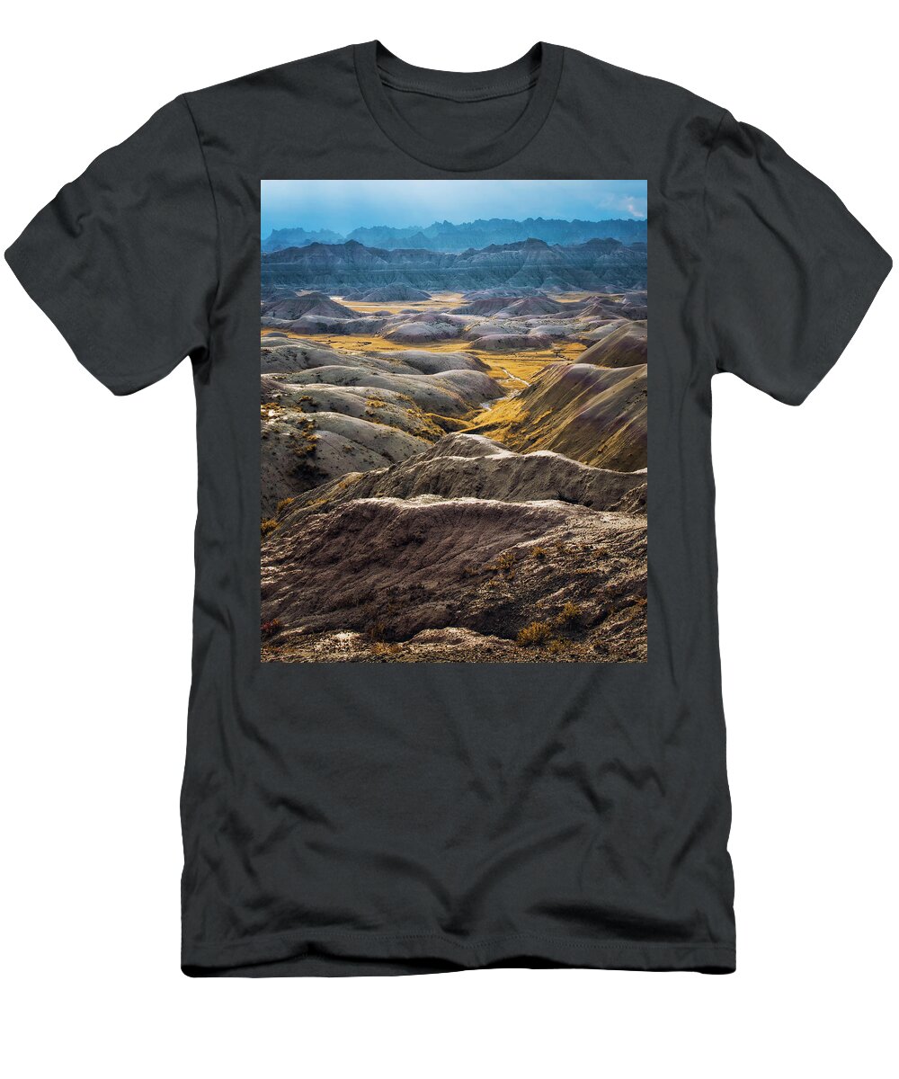 Landscape T-Shirt featuring the photograph Mountains of the Moon by Ron McGinnis