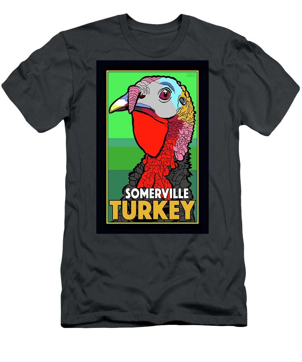 Somerville T-Shirt featuring the digital art Mr Somerville by Caroline Barnes