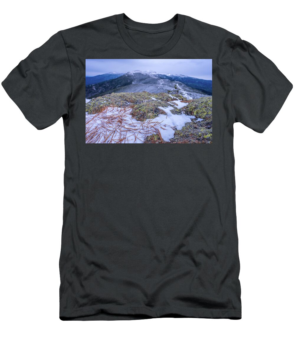New Hampshire T-Shirt featuring the photograph Mt. Pierce Winter by Jeff Sinon