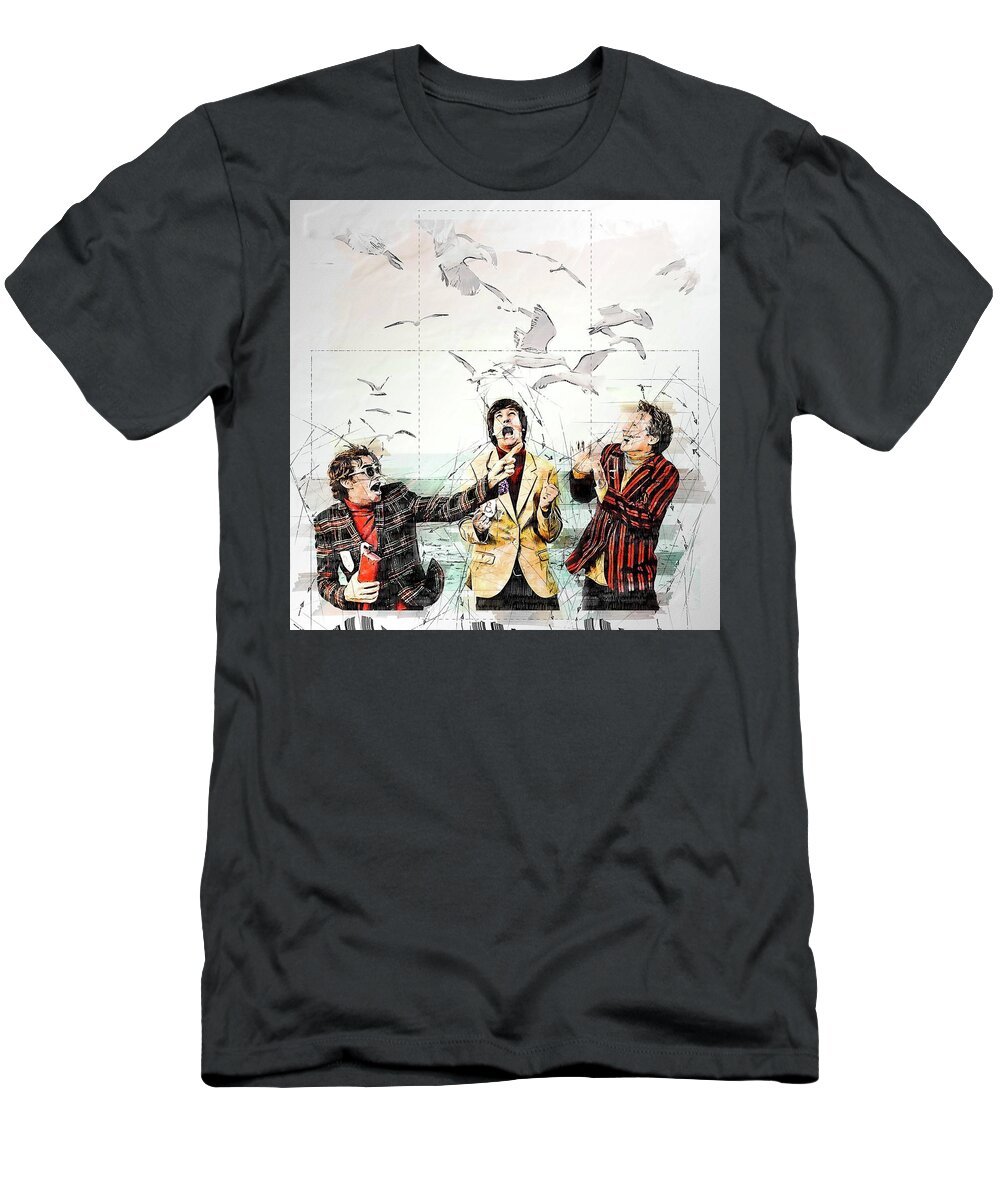 Music Celebrity art vs science Sydney Australia Finn Dan Dan Williams T-Shirt for Sale by Bren Denprice