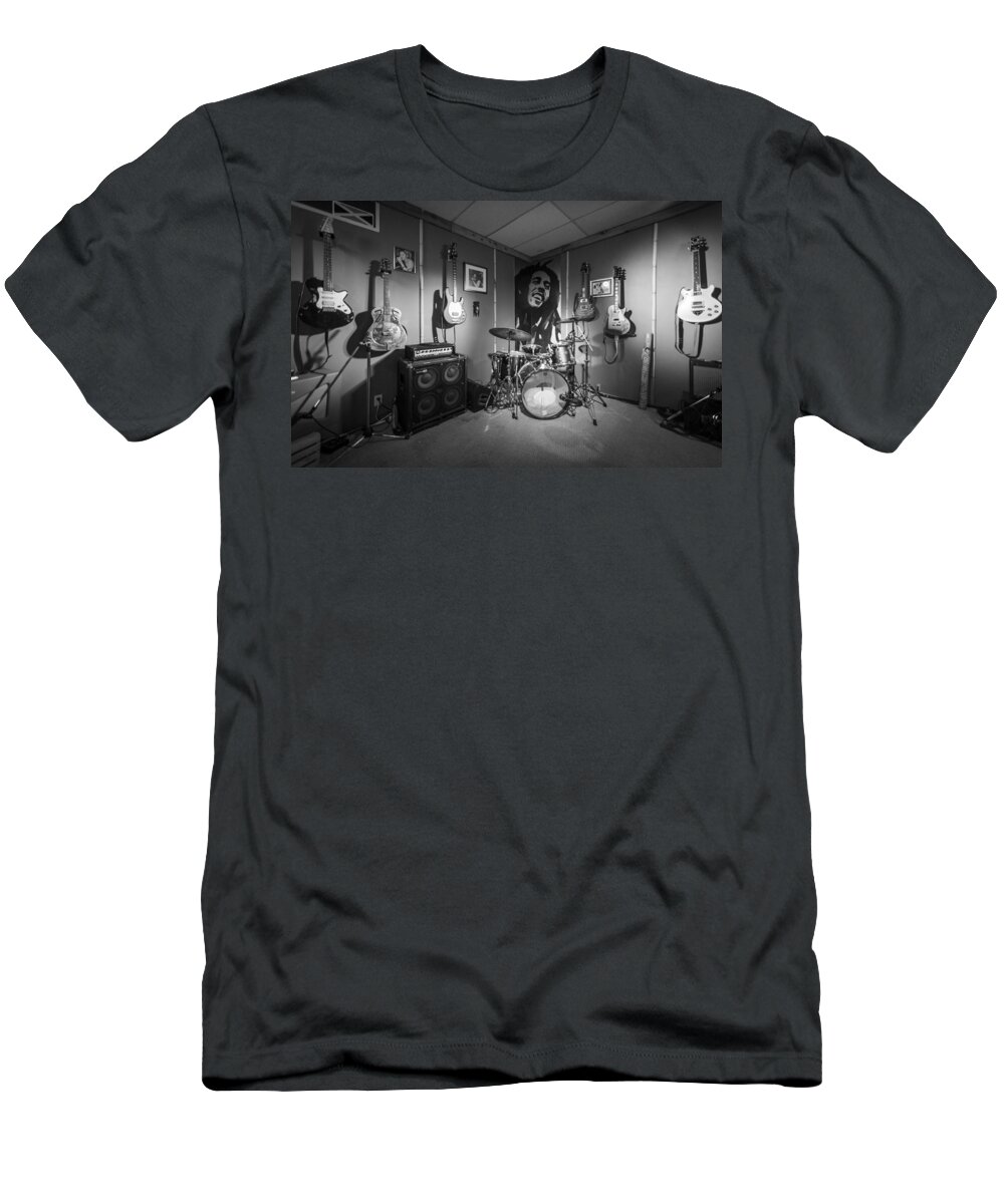 Music T-Shirt featuring the photograph Music in My Room by Jim Whitley