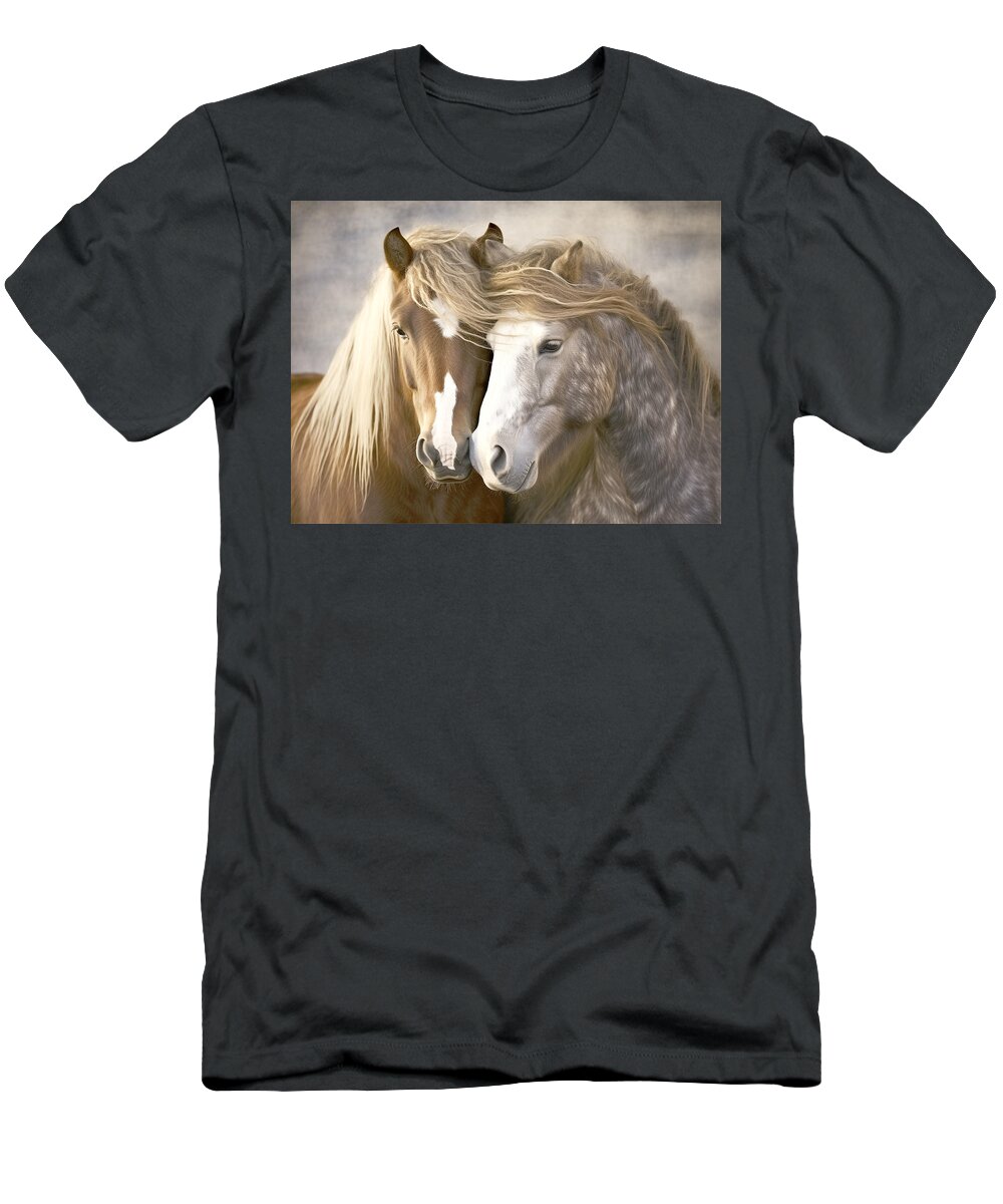Farmhouse Decor T-Shirt featuring the digital art My Lady by Ramona Murdock