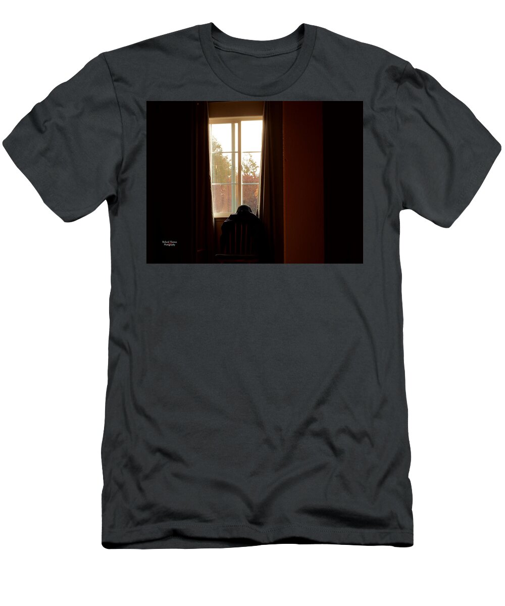 Still Life T-Shirt featuring the photograph My World View Two by Richard Thomas