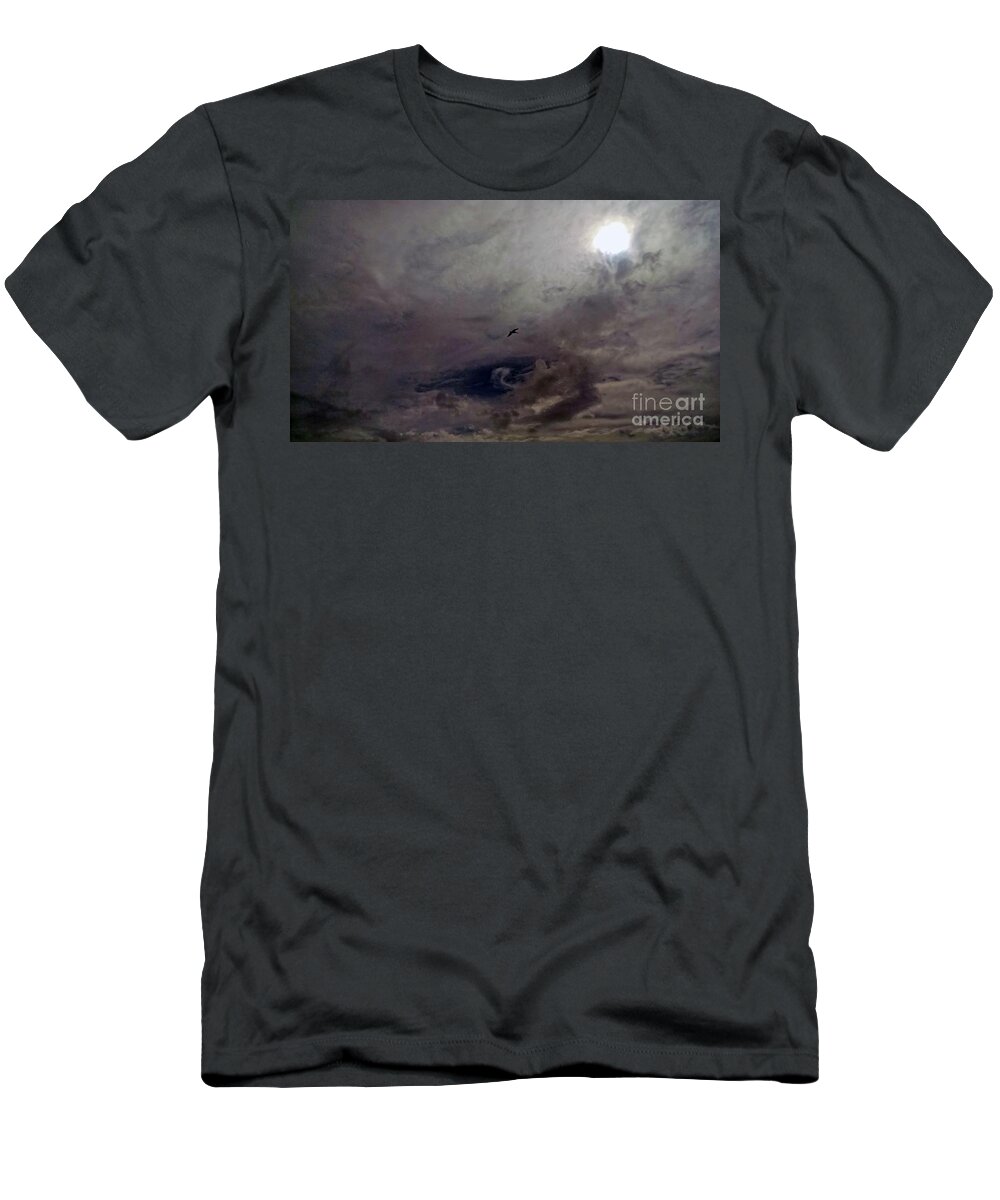 Mystery T-Shirt featuring the photograph Mystery Sky by Roberta Byram