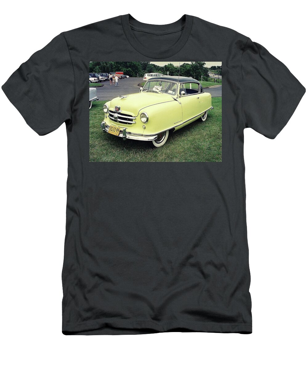 Automobiles T-Shirt featuring the photograph Nash Rambler by John Schneider