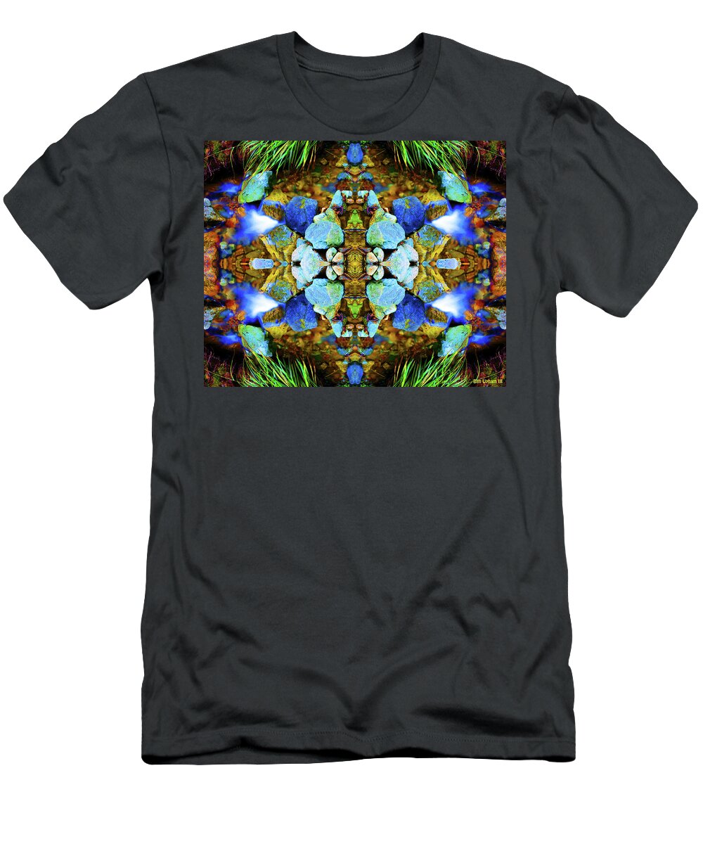 Nature T-Shirt featuring the photograph Nature Mirror with Saturated Colors #1 by Ben Upham III