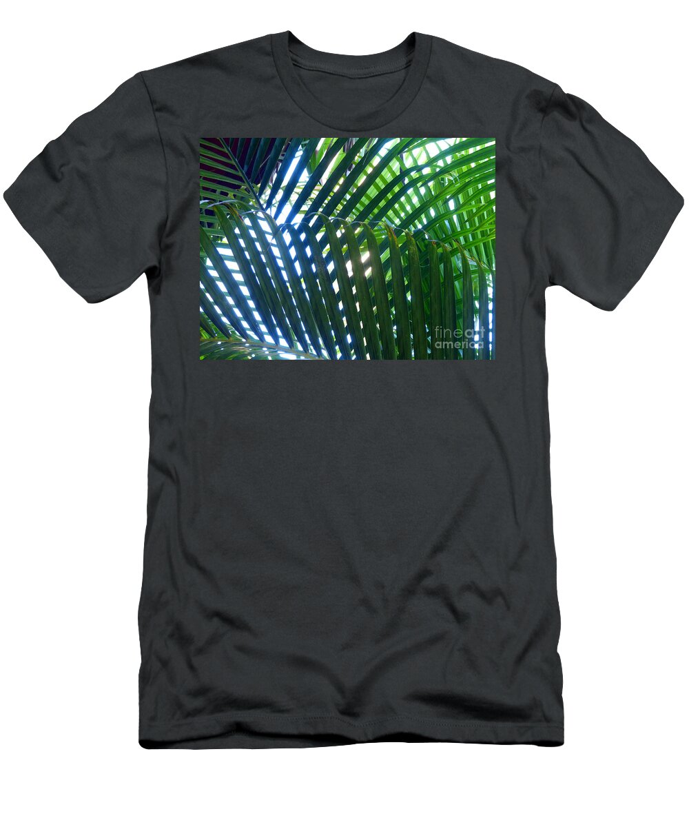 Palm Tree T-Shirt featuring the photograph Nature's Patterns by Rosanne Licciardi