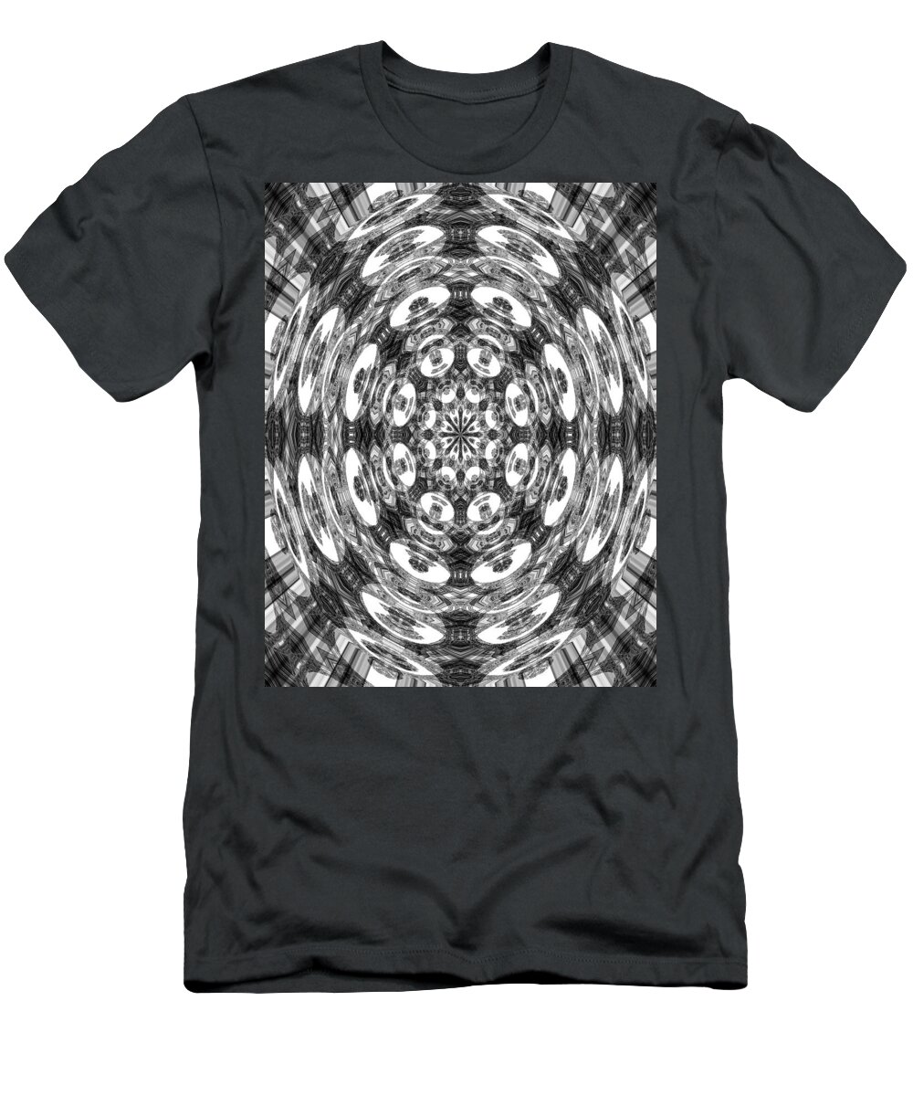  T-Shirt featuring the digital art Navigationally Abstract by Jon VanStrate