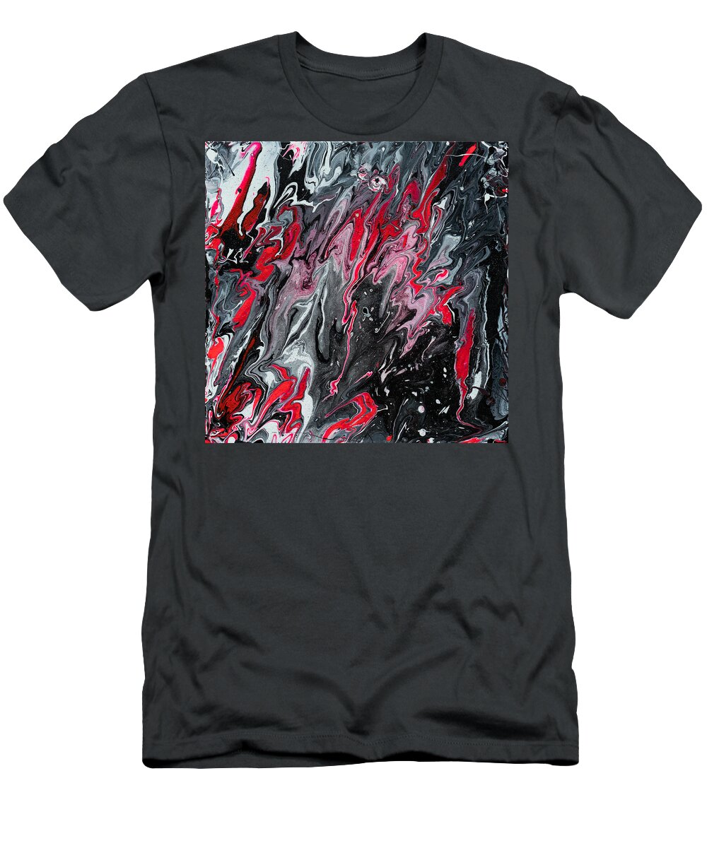 Abstract T-Shirt featuring the painting Neoflow 1 by Joe Michelli
