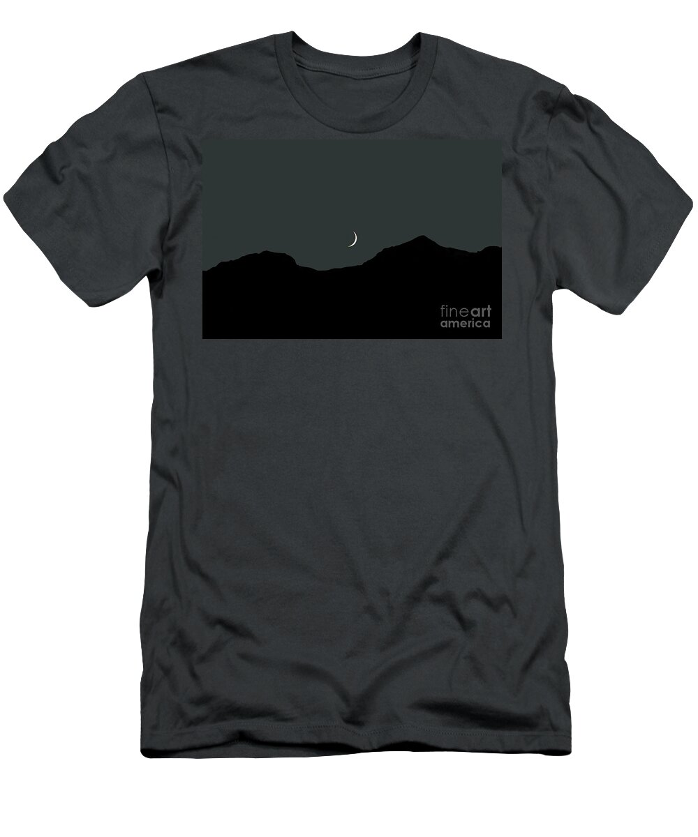 Jon Burch T-Shirt featuring the photograph Never Summer Range Moonset by Jon Burch Photography