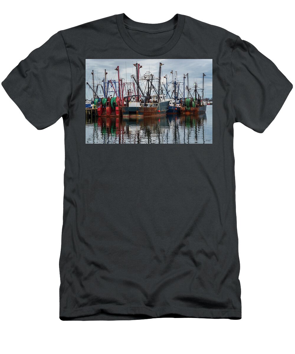 New Bedford Waterfront T-Shirt featuring the photograph New Bedford Waterfront XL Color by David Gordon