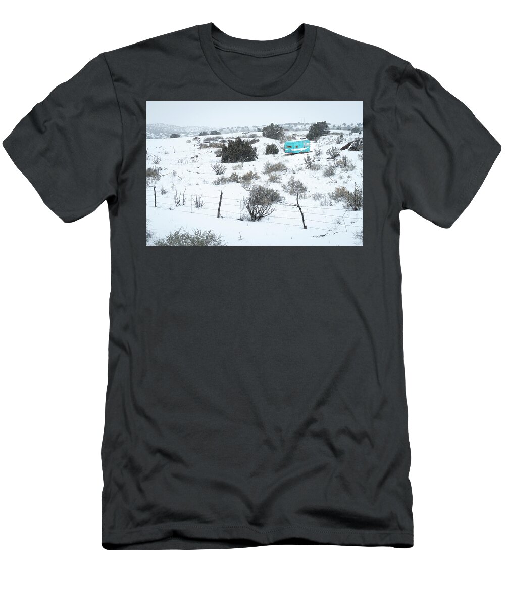Landscapes T-Shirt featuring the photograph New Mexico Turquoise by Mary Lee Dereske