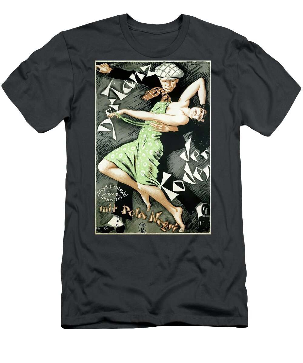 Niewolnica Zmyslow T-Shirt featuring the mixed media ''Slave of Sin'', 1914 by Movie World Posters