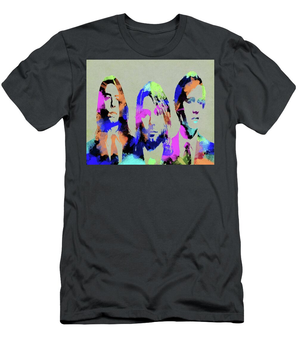 Nirvana T-Shirt featuring the mixed media Nirvana 1c by Brian Reaves