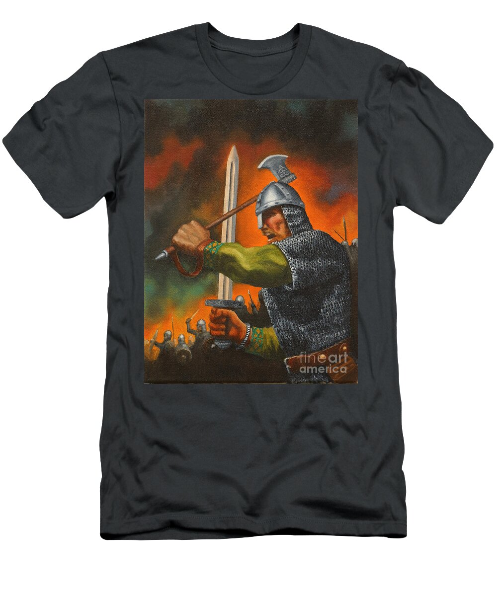 Northman T-Shirt featuring the painting Northman by Ken Kvamme
