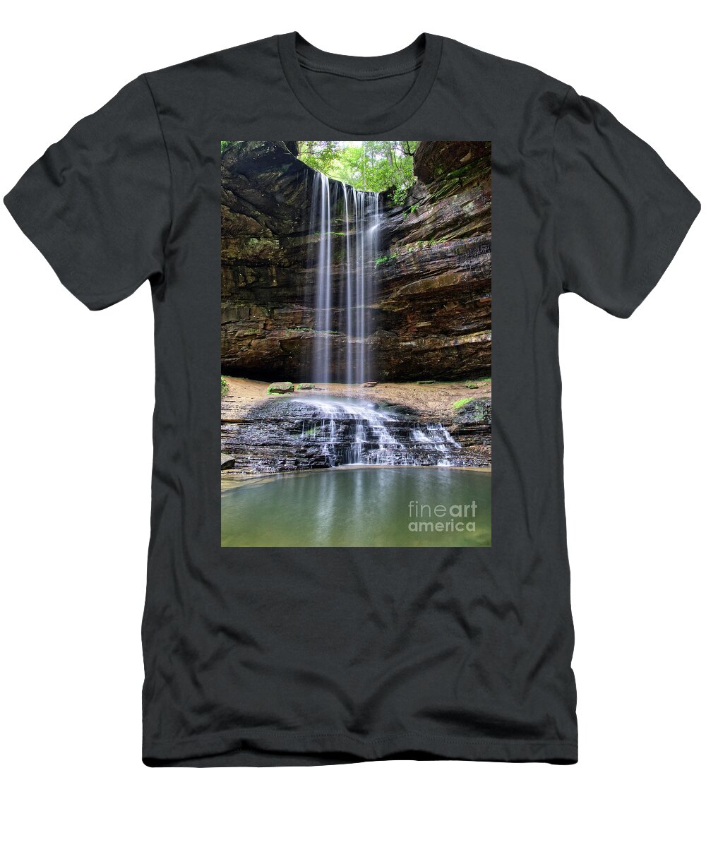 Northrup Falls T-Shirt featuring the photograph Northrup Falls 28 by Phil Perkins