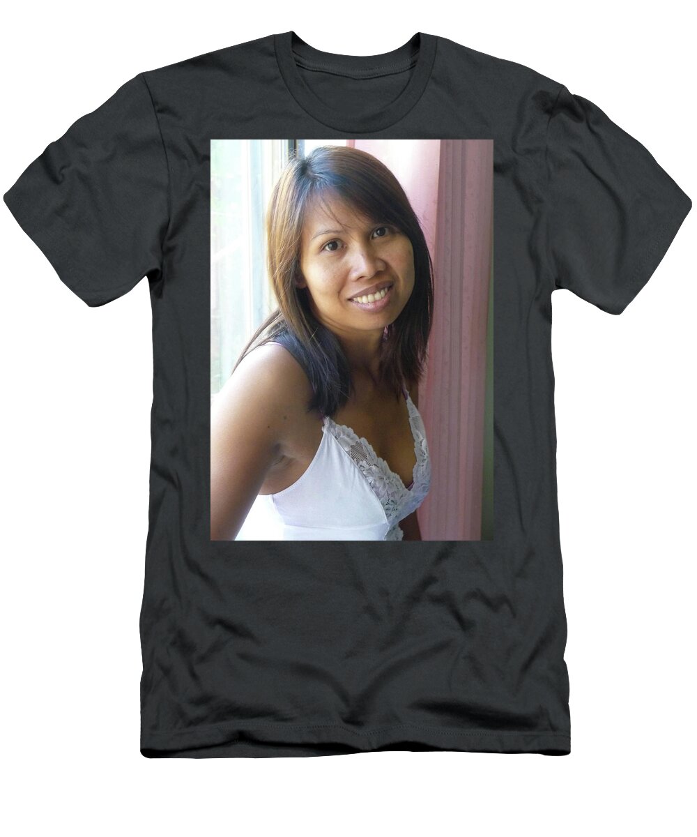 Asian T-Shirt featuring the photograph Not the girl next door by Jeremy Holton