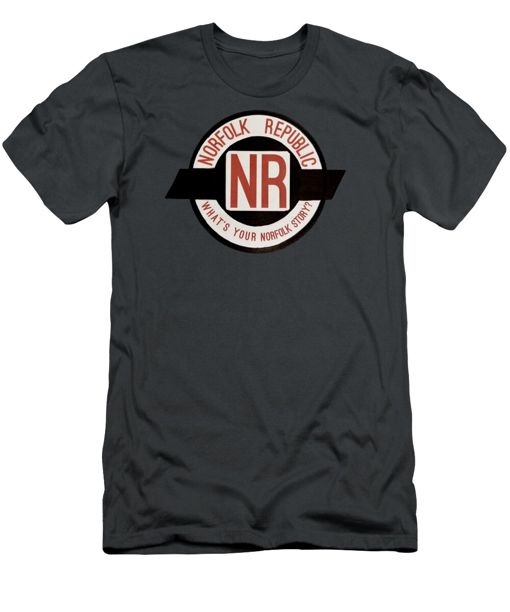Logo T-Shirt featuring the digital art NR patch by Clayton Singleton